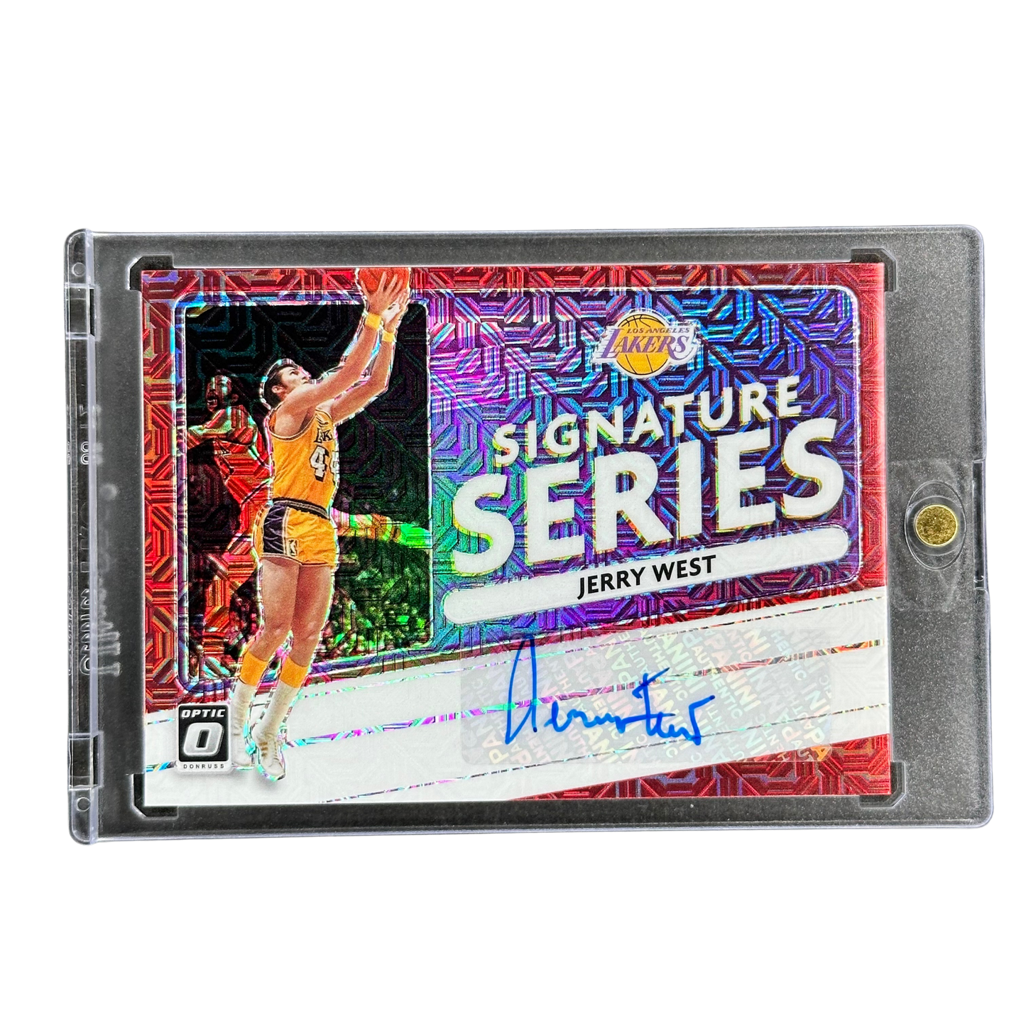 Jerry West 2020 Optic Signature Series Red Choice Auto #SS-JWS