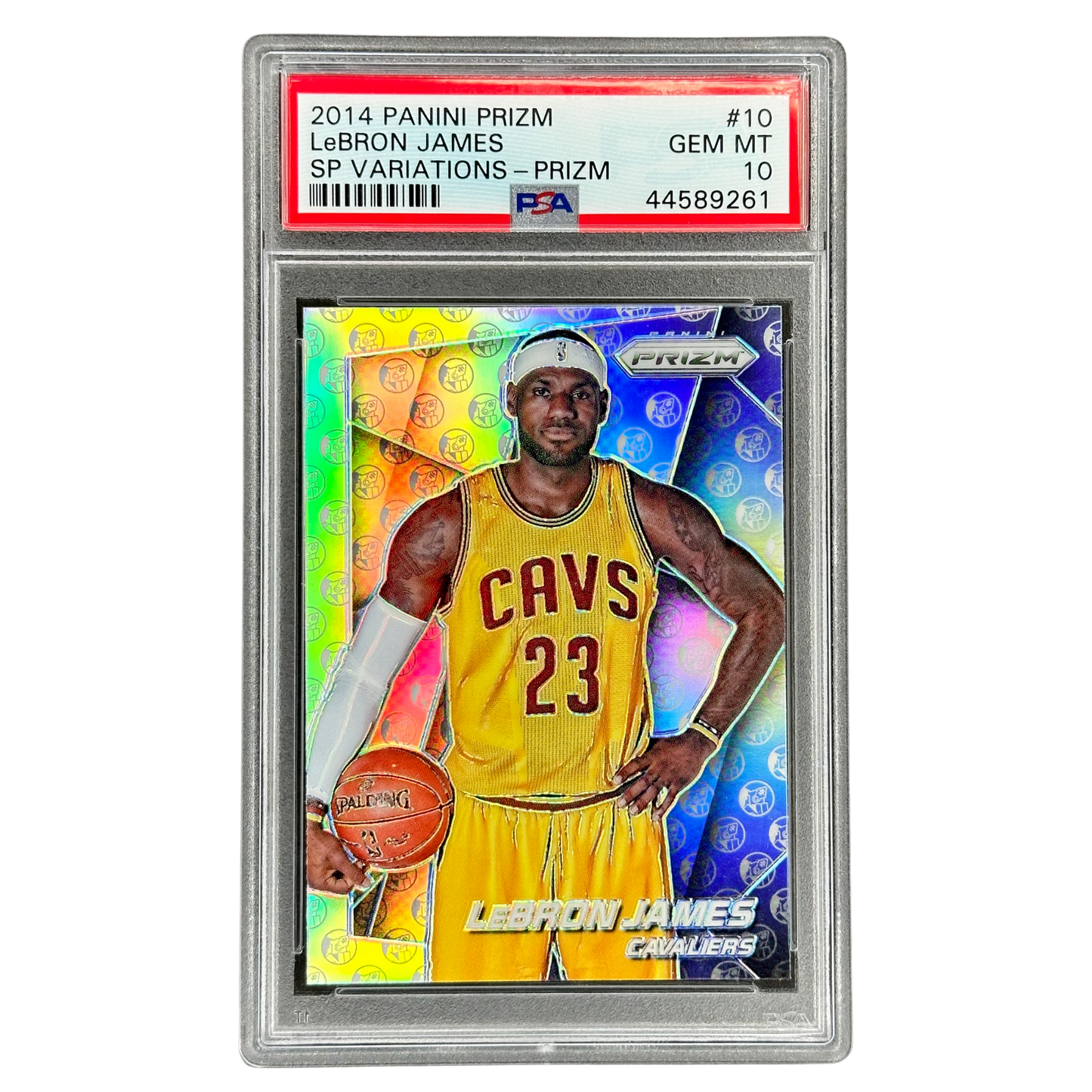 Lebron James 2014-15 Prizm SP Variation PSA 10 #10