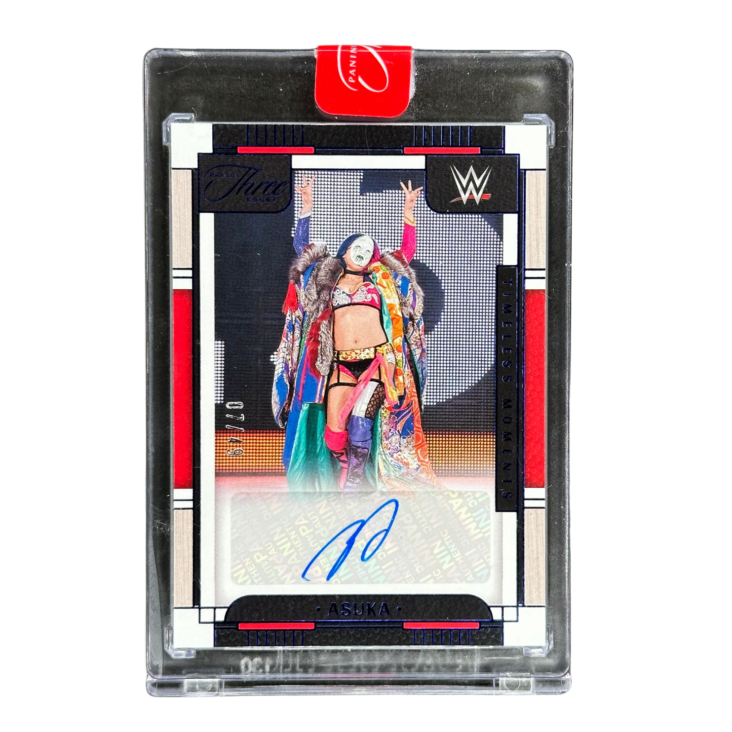 Asuka 2024 Three Count Auto 7/49 #TV-ASK