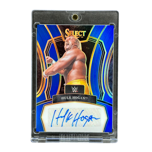 Hulk Hogan 2024 Select Blue Auto 29/49 #LS-HHG