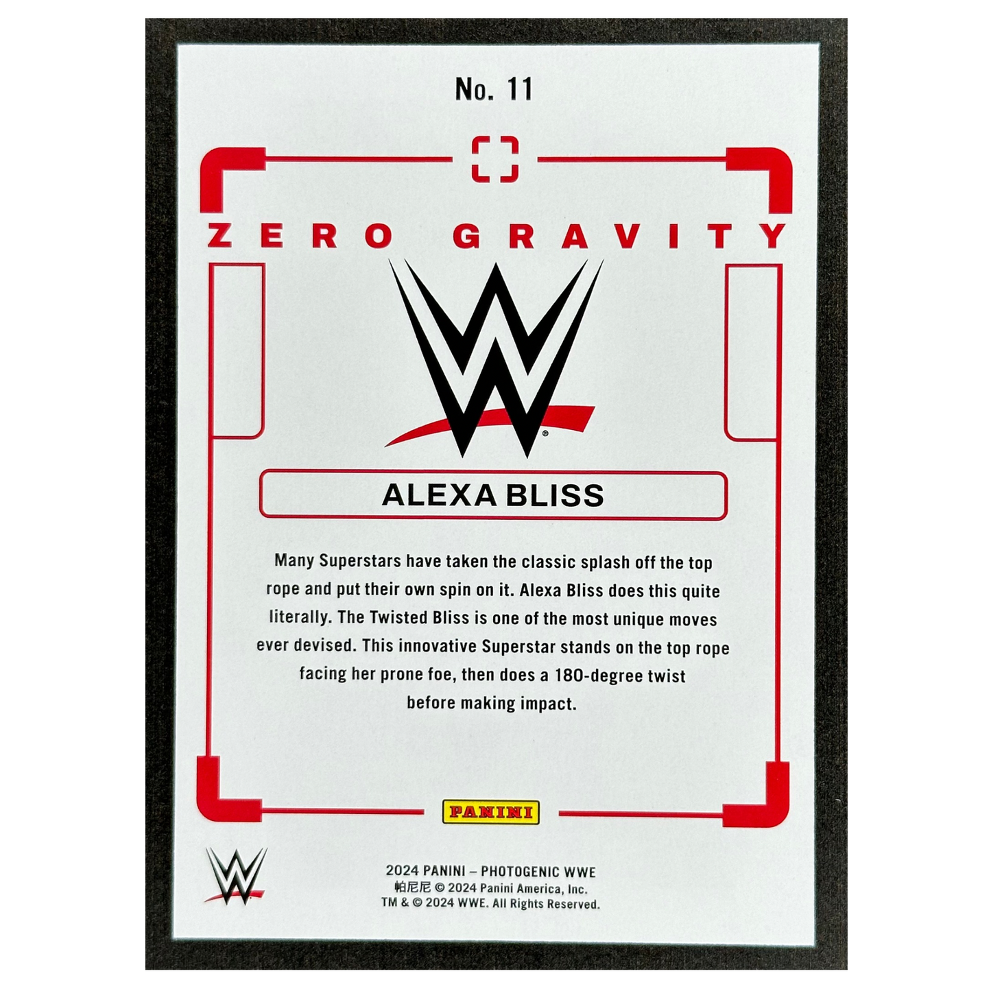 Alexa Bliss 2024 Photogenic Zero Gravity 39/75 #11