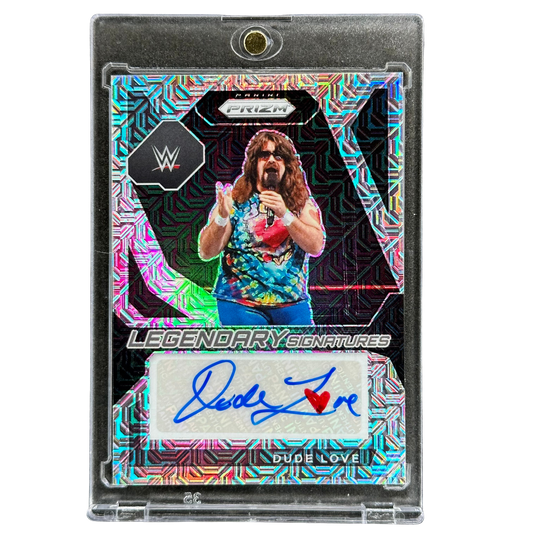 Dude Love 2024 Prizm Legendary Signatures Mojo Auto 15/25 #LS-DLV