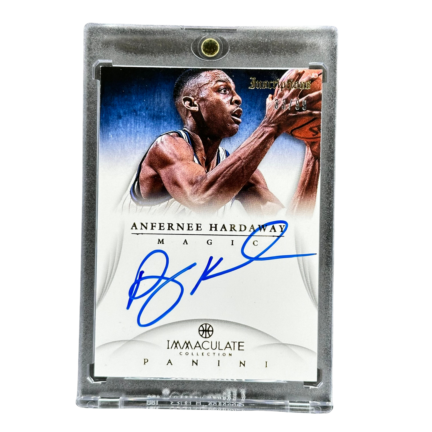 Anfernee Hardaway 2012 Immaculate Inscriptions Auto 33/99 #IN-AH