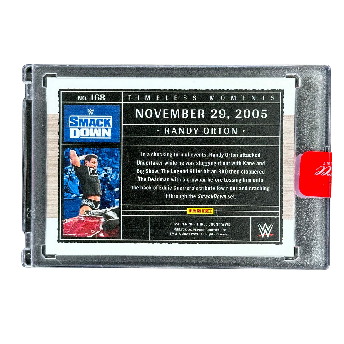 Randy Orton 2024 Three Count Timeless Moments 2/5 Panini Sealed #168