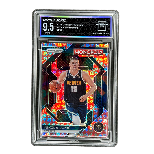 Nikola Jokic 2023 Prizm Monopoly All-Star Free Parking Arena Club 9.5 #PS1