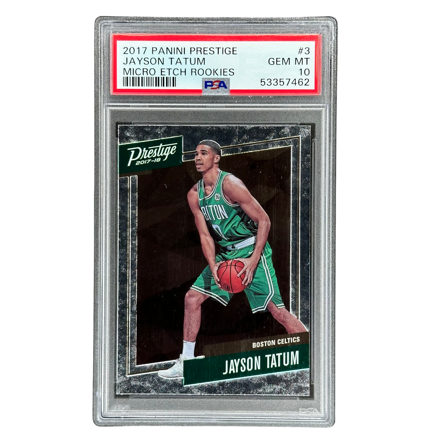 Jayson Tatum 2017 Prestige Micro Edge Rookies PSA 10 #3