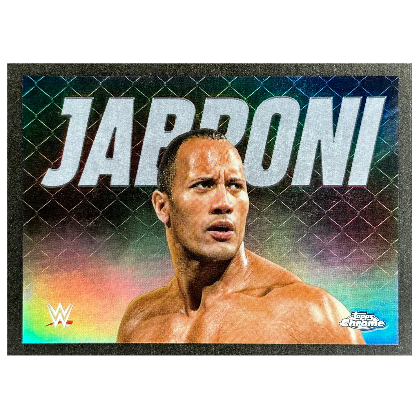 The Rock 2025 Topps Chrome Persona Jabroni #P-TR2