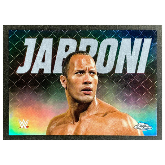 The Rock 2025 Topps Chrome Persona Jabroni #P-TR2