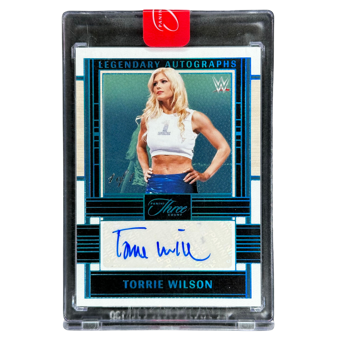 Torrie Wilson 2024 Three Count Legendary Autographs 1/1 Panini Sealed #LA-TWL