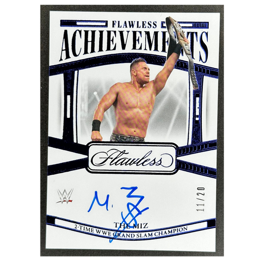 The Miz 2024 Flawless Achievements Auto 11/20 #FA-MIZ