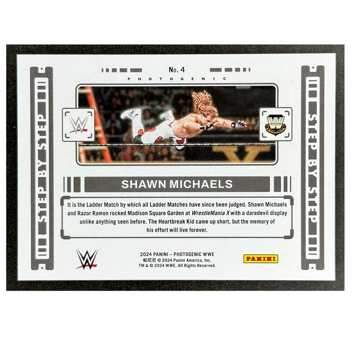 Shawn Michaels 2024 Photogenic Step by Step Gold 5/10 #4