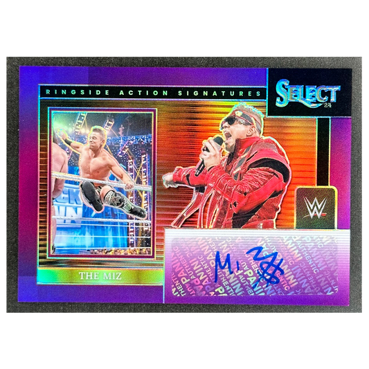 The Miz 2024 Select Purple Ringside 21/35 Auto #RA-MIZ