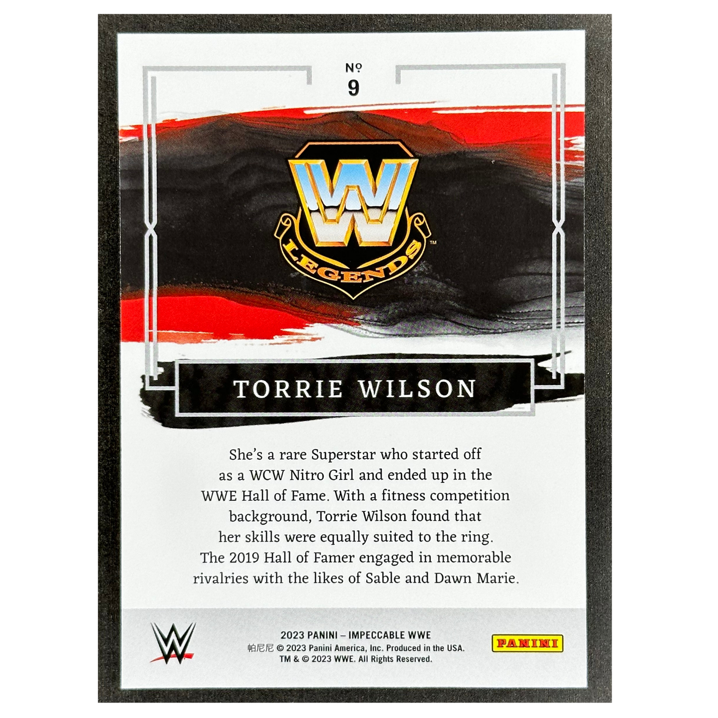 Torrie Wilson 2023 Impeccable 13/25 #9