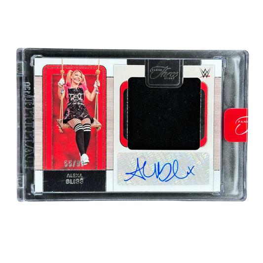 Alexa Bliss 2024 Three Count Memorabilia Auto 55/99 Panini Sealed #JM-ABS