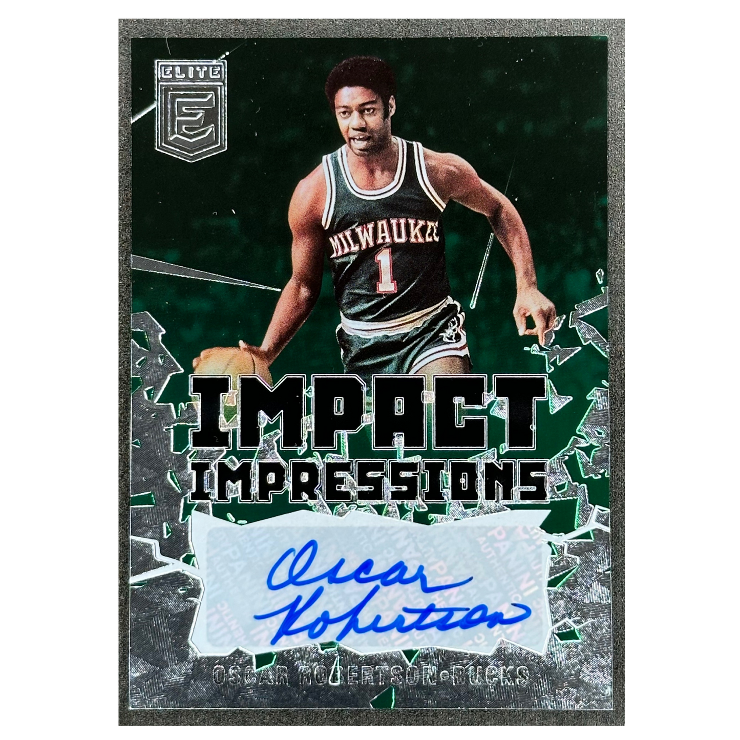 Oscar Robertson 2021 Elite Impact Impressions Auto #II-OSC