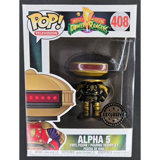Alpha 5 Funko Pop! Television Mighty Morphin Power Rangers #408 Exclusive